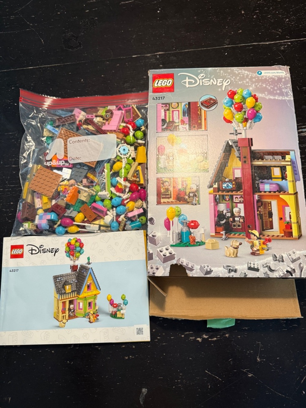 LEGO Disney Up! House Set 43217 with Balloons - Colorful